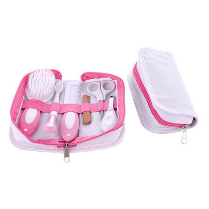 6-Piece Baby Nail Care & Grooming Set with Comb – Pink & Green