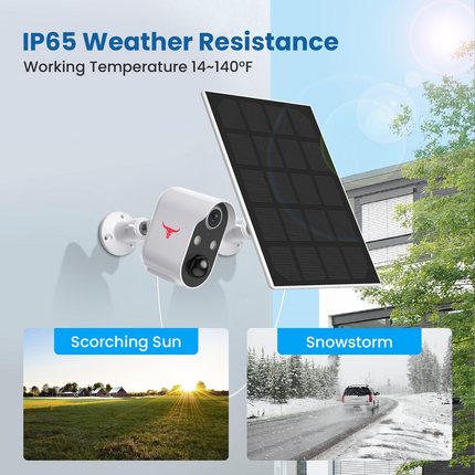 Wireless Security Camera with Night Vision & Motion Detection