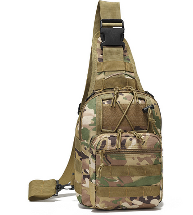 Men's Tactical Chest Bag – Oxford Camo Crossbody Bag for Hiking & Outdoor