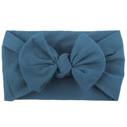 Nylon Flower Bow Baby Hair Headband – 23 Colors | Kids Hair Accessories