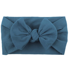 Nylon Flower Bow Baby Hair Headband – 23 Colors | Kids Hair Accessories