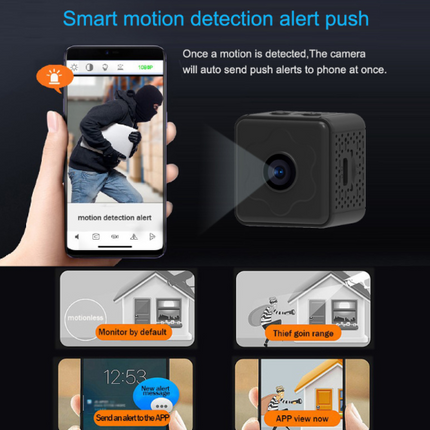 Wireless HD Smart Security Camera – WiFi, Motion Detection & Night Vision