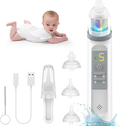 Mumgaroo Electric Baby Nasal Aspirator | 5-Level Suction, Music & Light