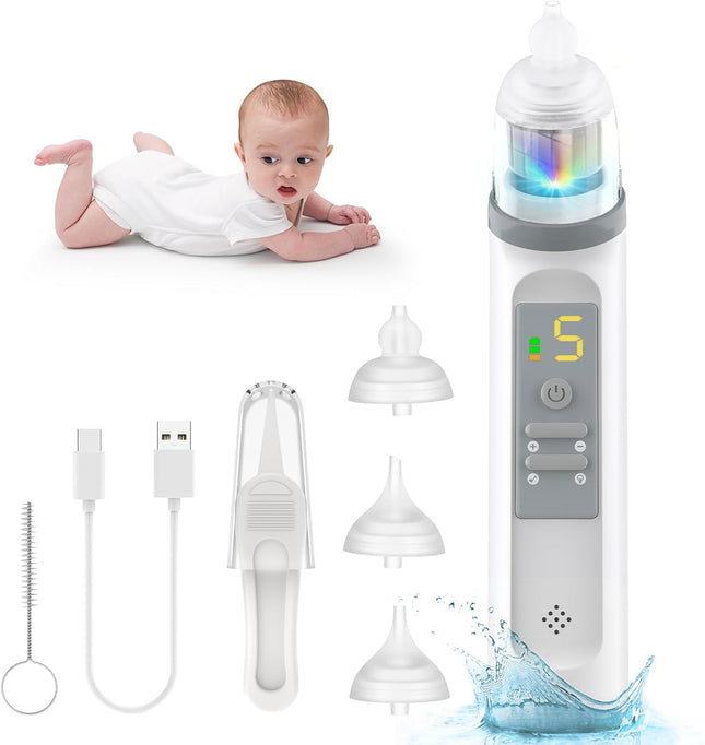 Mumgaroo Electric Baby Nasal Aspirator | 5-Level Suction, Music & Light