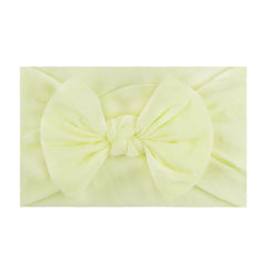 Nylon Flower Bow Baby Hair Headband – 23 Colors | Kids Hair Accessories