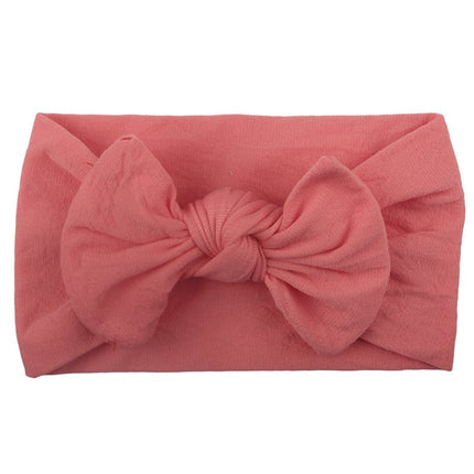 Nylon Flower Bow Baby Hair Headband – 23 Colors | Kids Hair Accessories