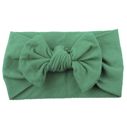 Nylon Flower Bow Baby Hair Headband – 23 Colors | Kids Hair Accessories