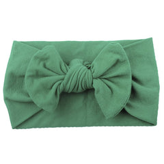 Nylon Flower Bow Baby Hair Headband – 23 Colors | Kids Hair Accessories
